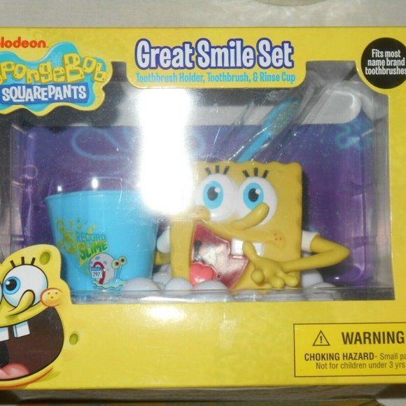 SpongeBob SquarePants Bubbly Great Smile 3 Pc Set - Picture 3 of 5
